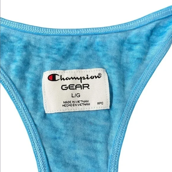 Champion Gear Women Blue Tank Top Size Large NWT - Picture 4 of 8